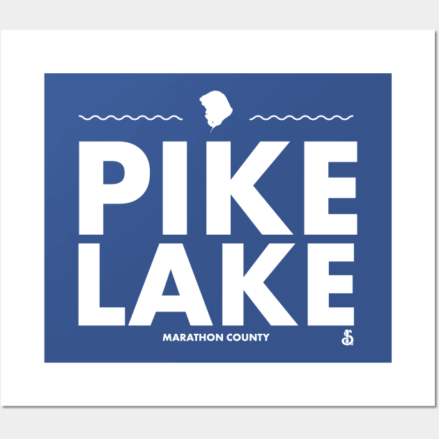 Marathon County, Wisconsin - Pike Lake Wall Art by LakesideGear